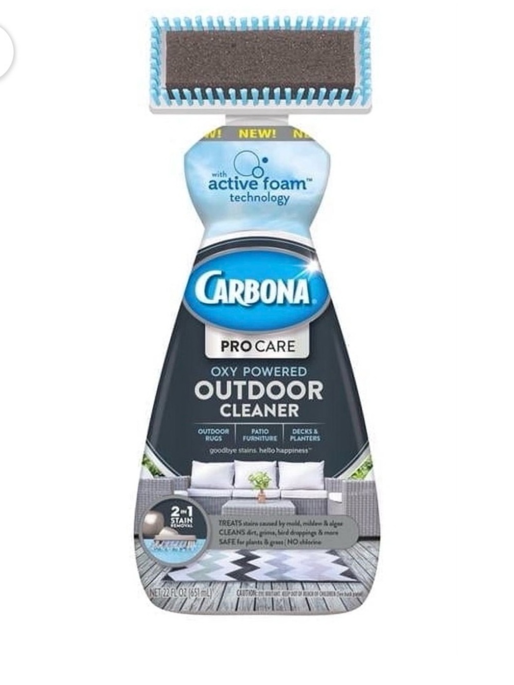 CarbonA Pro Care Oxy Powered Outdoor Cleaner - Blue, Black, White